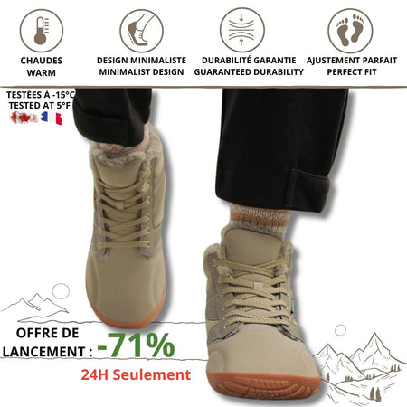 | NaturalBoots® | Bottes minimalistes d'hiver pour gens actifs | *Nouveauté*